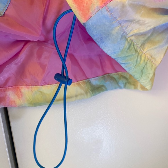 EUC! Polaroid Women Tie Dye Retro Hoodie Windbreaker Jacket Size M - Picture 5 of 8